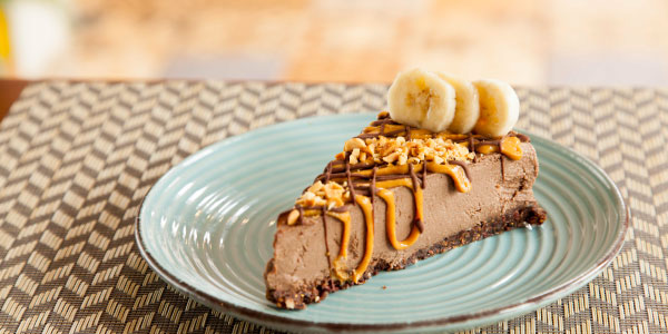 Imagen Cheesecake Chocobanano, Raw Café